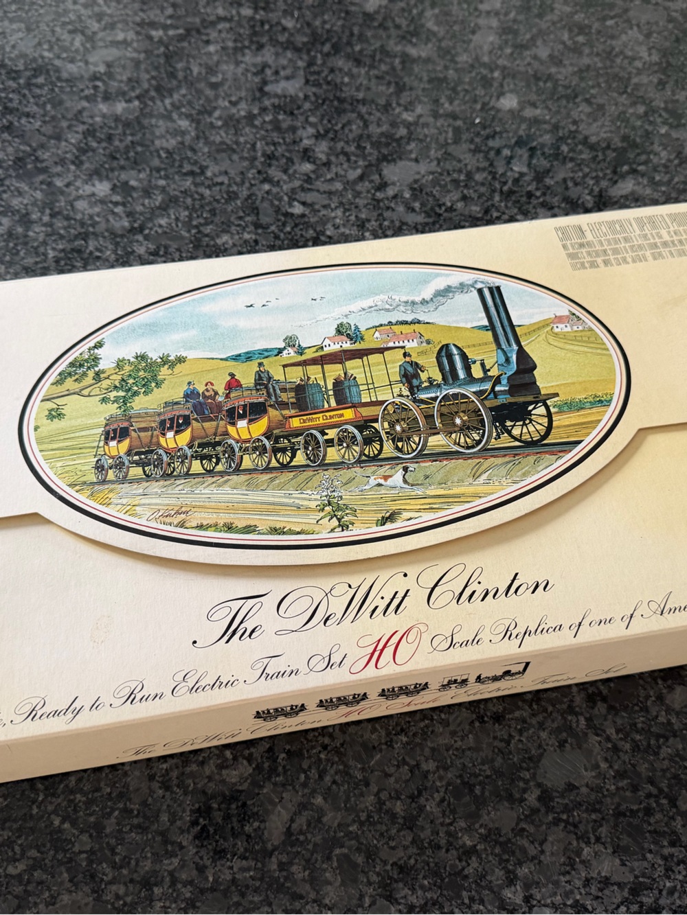 BACHMANN 41-130 THE DEWITT CKINTON TRAIN SET, as is collectible